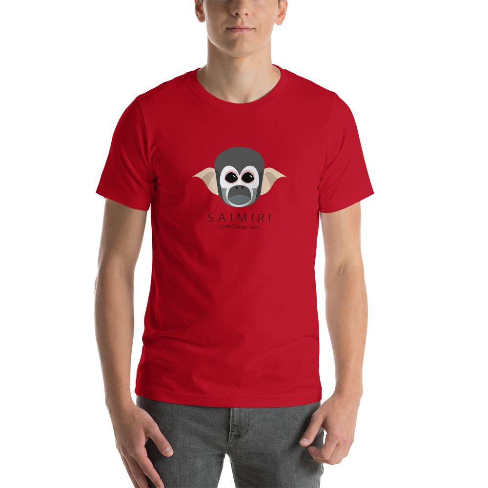 besteden Geen recorder Saimiri (Squirrel Monkey) Short-Sleeve Unisex T-Shirt – Code 5 Design