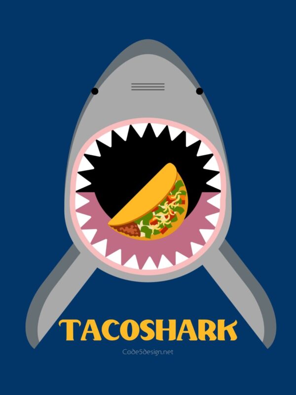 Tacoshark Unisex t-shirt