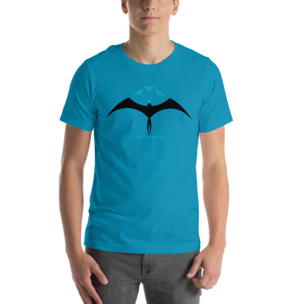 Frigatebird chasing flyingfish Unisex t-shirt - Image 34