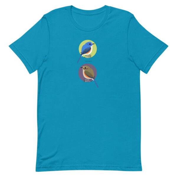 Red-flanked Bluetail Unisex t-shirt - Image 11