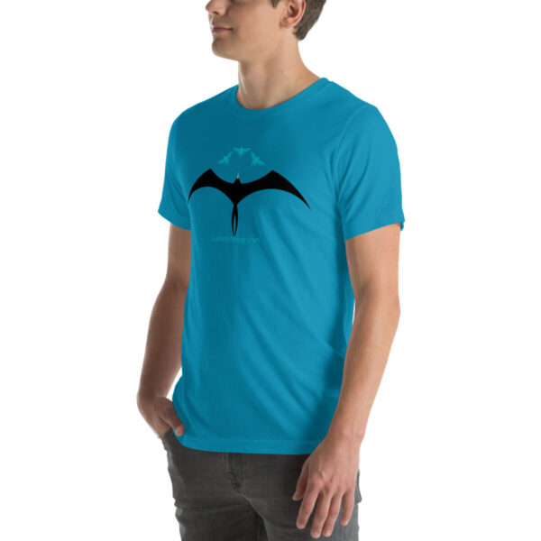 Frigatebird chasing flyingfish Unisex t-shirt - Image 37