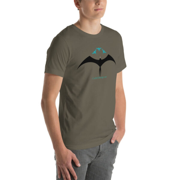 Frigatebird chasing flyingfish Unisex t-shirt - Image 15