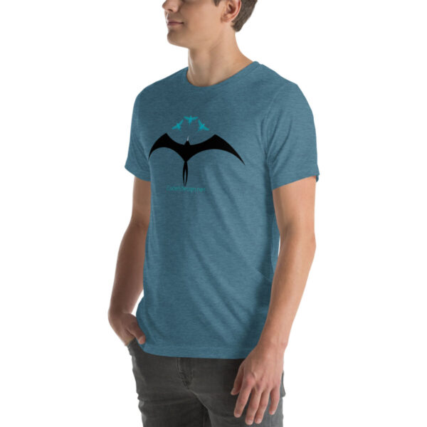 Frigatebird chasing flyingfish Unisex t-shirt - Image 25