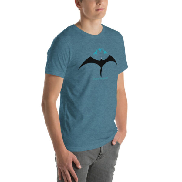 Frigatebird chasing flyingfish Unisex t-shirt - Image 27