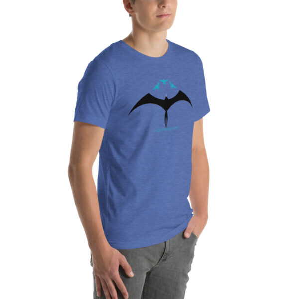 Frigatebird chasing flyingfish Unisex t-shirt - Image 33