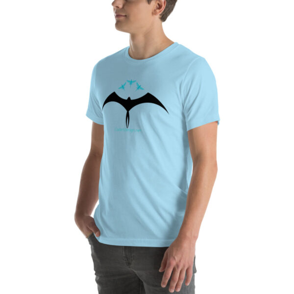 Frigatebird chasing flyingfish Unisex t-shirt - Image 49