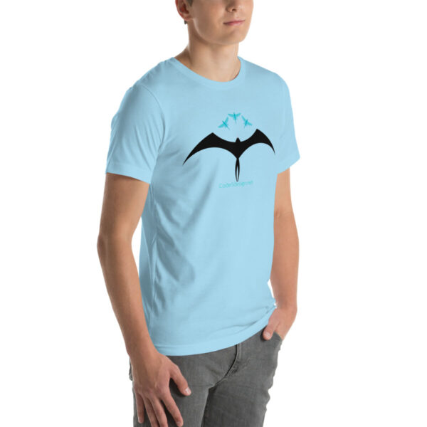 Frigatebird chasing flyingfish Unisex t-shirt - Image 51