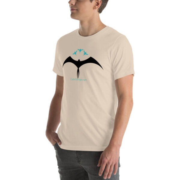 Frigatebird chasing flyingfish Unisex t-shirt - Image 55