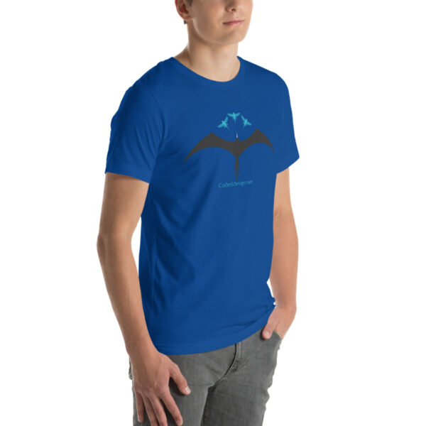 Frigatebird chasing flyingfish Unisex t-shirt - Image 9